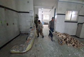 آغاز-عملیات-بازسازی-درمانگاه-دولتی-شبانه‌روزی-شهدای-سردشت